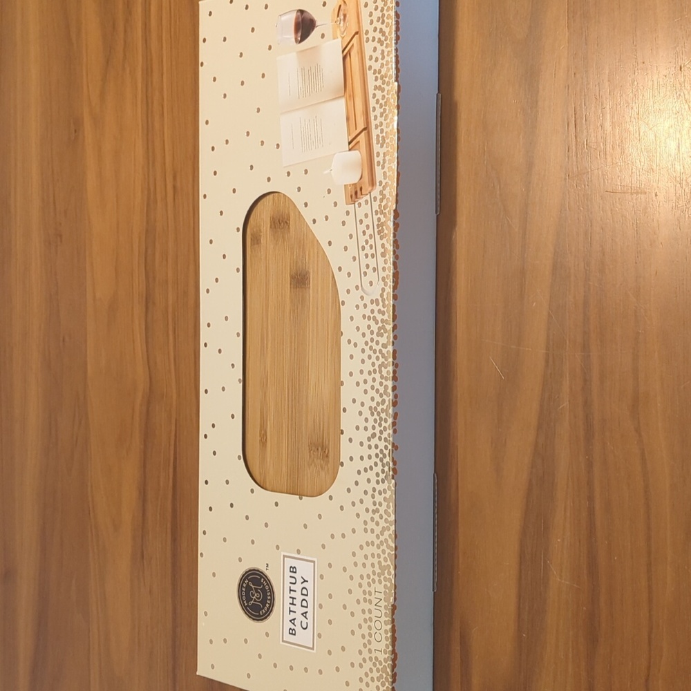 Bamboo Bathtub Caddy